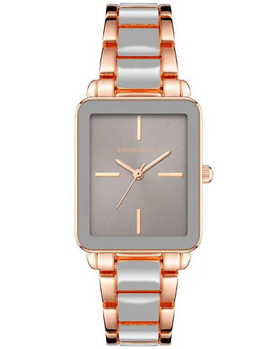 Anne Klein Rectangular Metal 3694GYRG